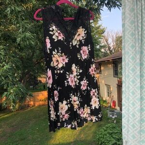 Floral tank dress